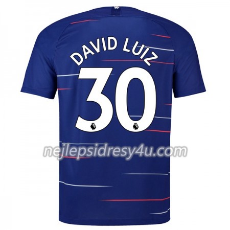 Fotbalový Dres Chelsea David Luiz 30 Domácí 2018/19